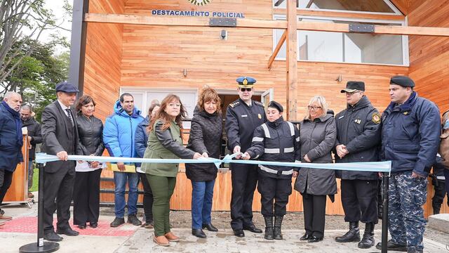 Inauguraron el destacamento policial “Soberanía Nacional” en Puerto Almanza