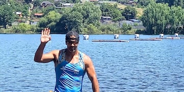 El entrerriano Roberto "Tito Palacios" se consagró campeón sudamericano de Canotaje