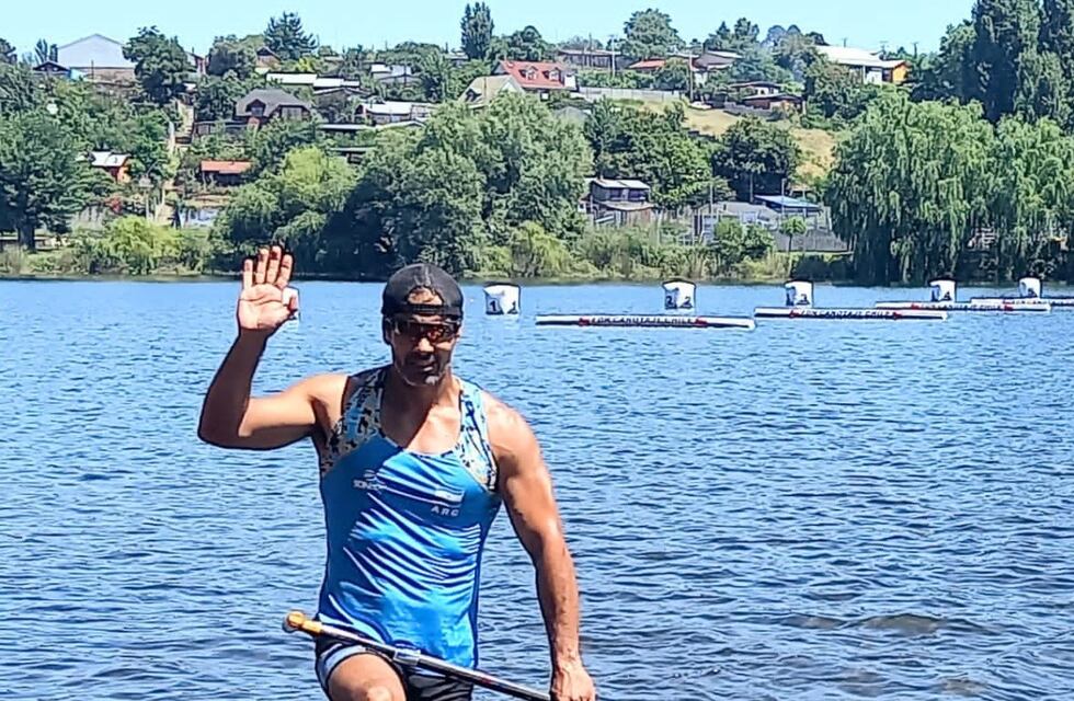 El entrerriano Roberto “Tito Palacios” se consagró campeón sudamericano de Canotaje