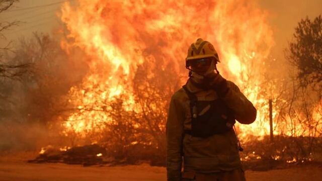 Buscan detectar puntos calientes en los incendios de Puerto Madryn para evitar nuevos focos.