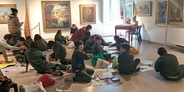 Mubata: alumnos del colegio Jesús Adolescente visitaron el museo