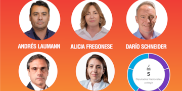 Elecciones 2025: Laumann, Fregonese y Schneider llegaron a la Cámara Baja junto a Michel y Marclay