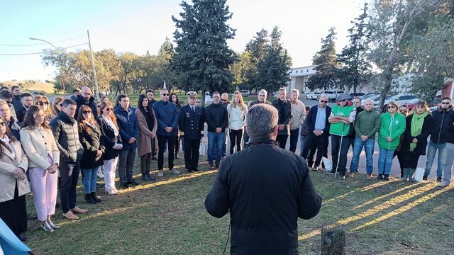 Acto Día del Trabajador en Punta Alta.