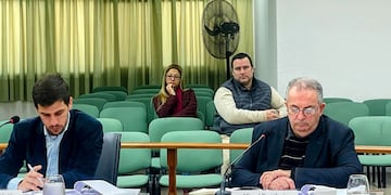 Leonardo Viotti y Miguel Destéfanis, el autor del proyecto aprobado