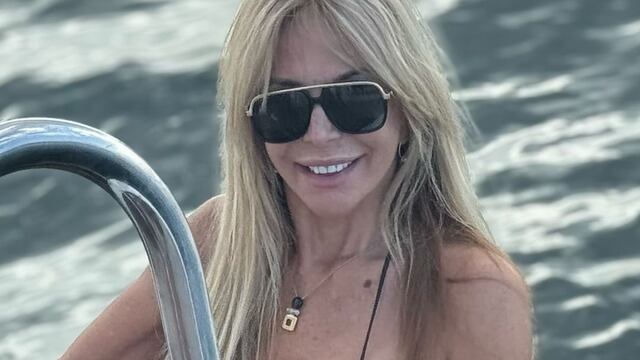 Graciela Alfano subió la temperatura con una pose ultra hot en microbikini desde Croacia
