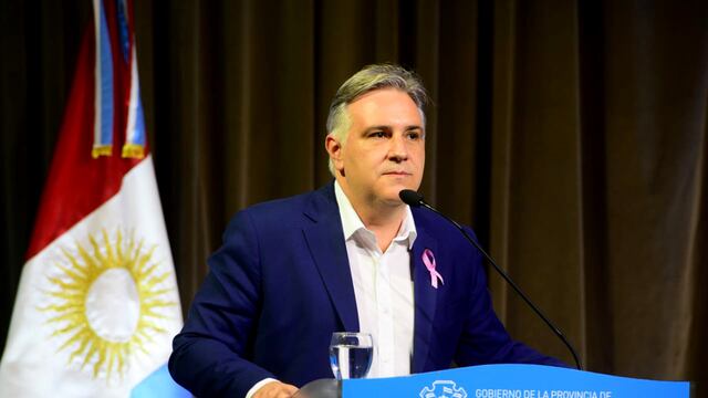 Llaryora, en contra del veto al presupuesto universitario. (José Gabriel Hernández / La Voz)