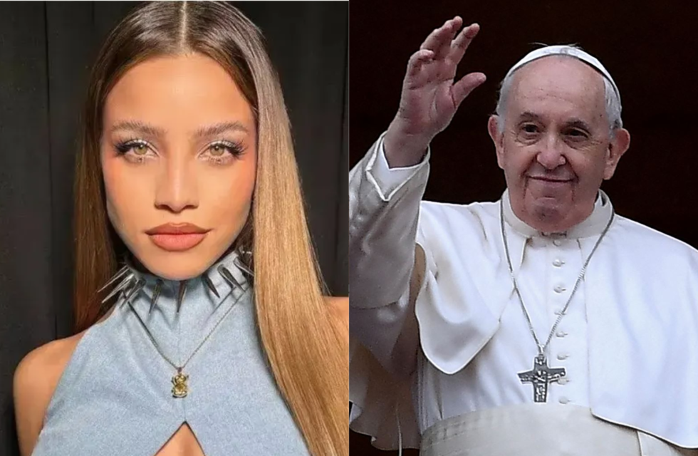 La emotiva reacción de Emilia Mernes a la muerte del Papa Francisco que conmovió a sus fans