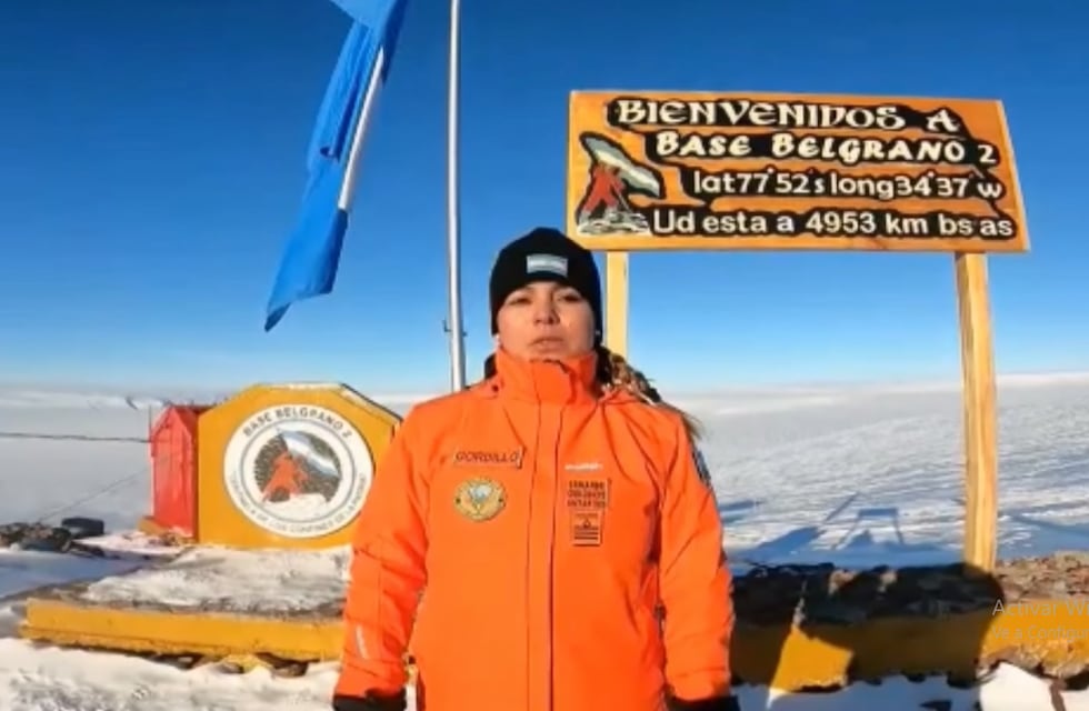Una joven jujeña hace historia en la Antártida Argentina
