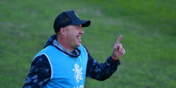 La bronca de Marcelo Vázquez por el penal que le cobraron en contra de Instituto. (Federico López Claro / La Voz).