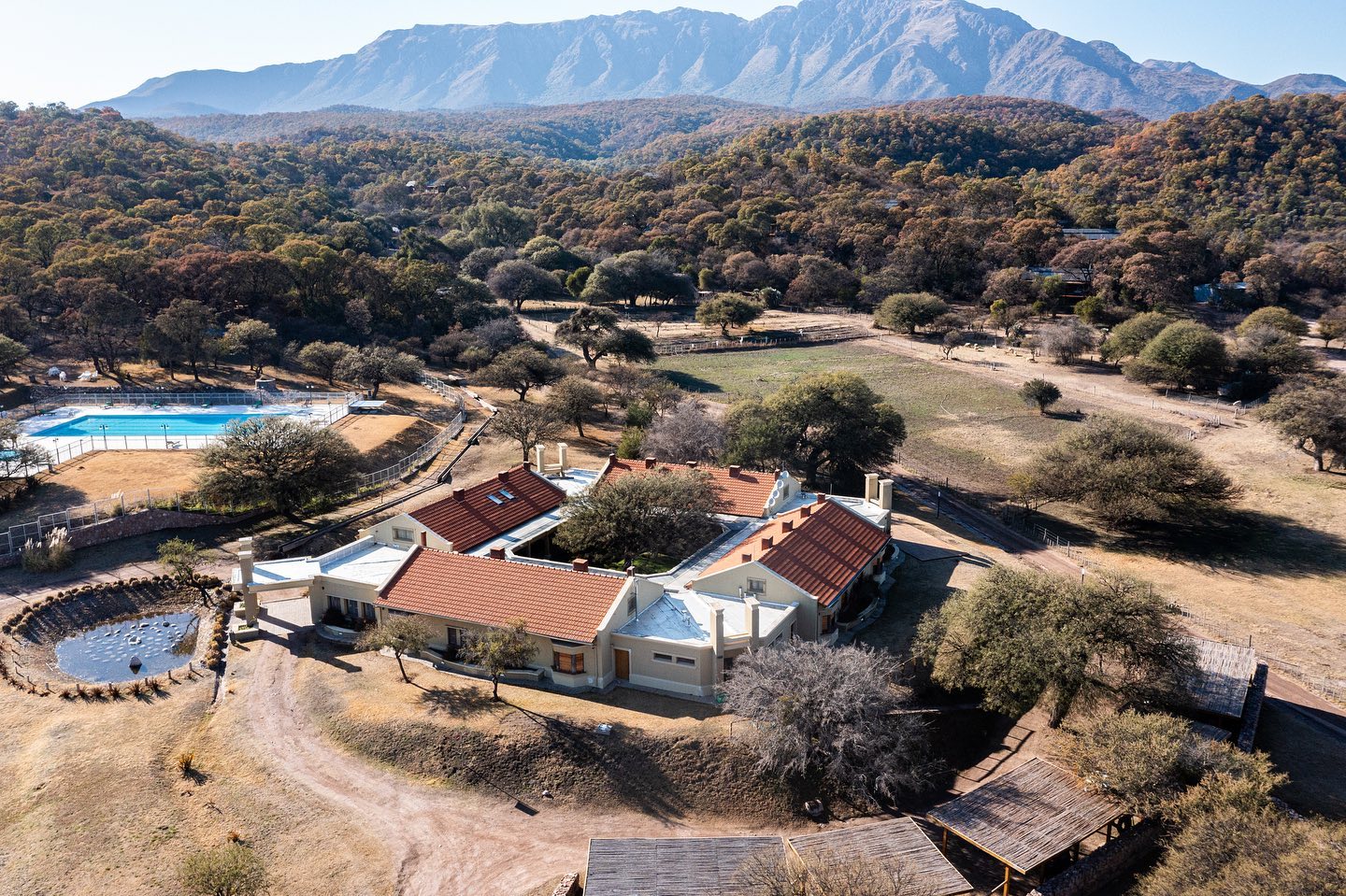 El predio tiene 220 hectáreas, con una decena de actividades.