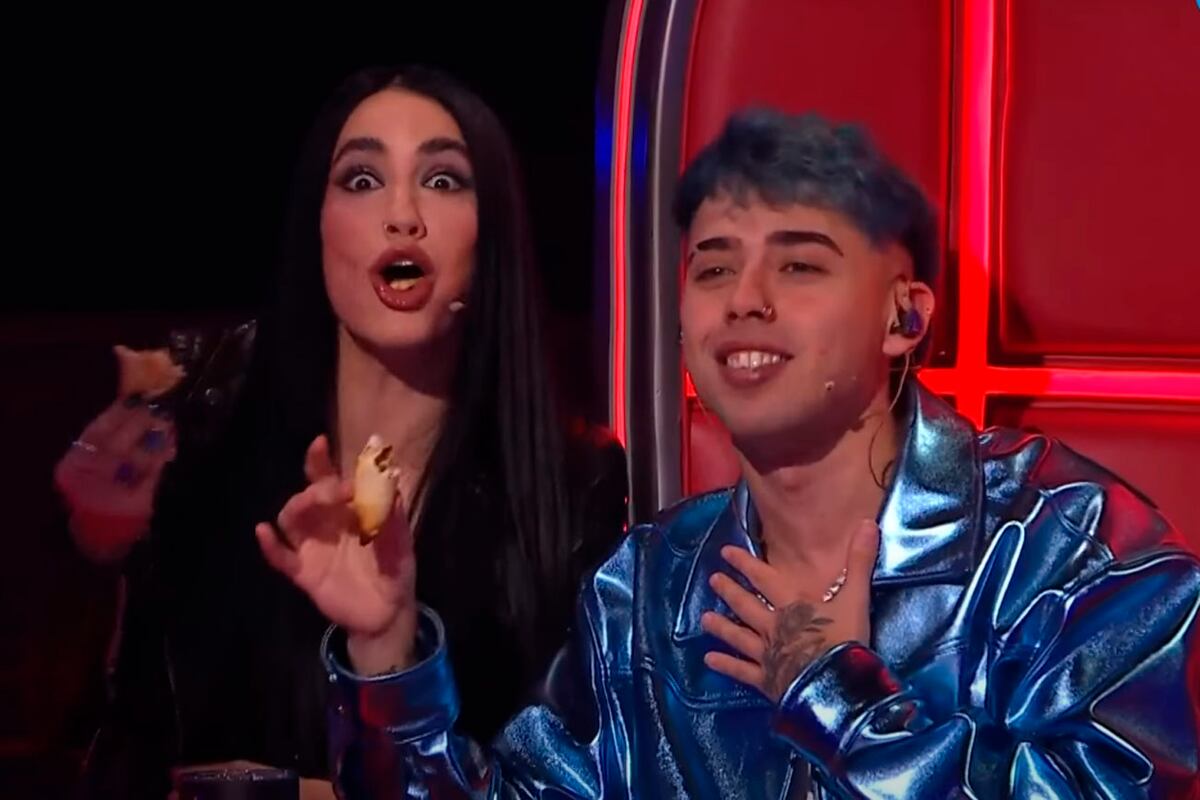 La picante frase de Luck Ra al probar empanadas en La Voz Argentina que ...