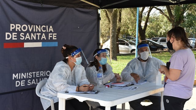 El Ministerio de Salud implementó el plan Detectar en Fray Luis Beltrán para identificar pacientes. (@minsaludsantafe)