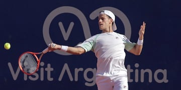 Diego Schwartzman no pudo ante el noruego Ruud.  (prensa Argentina Open)