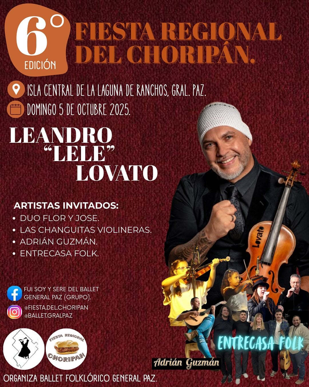 Llega la Fiesta Regional del Choripán a Ranchos.