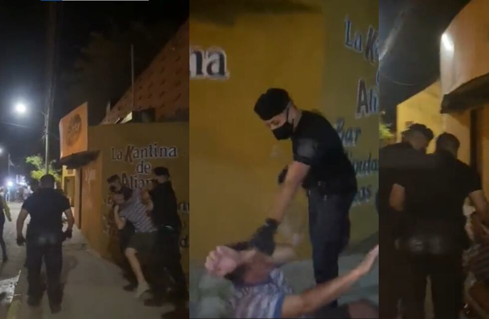 Escandaloso video: así fue el violento operativo por el que un comisario fue relegado en Córdoba