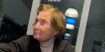 La abuela que intentó recrear el gol de Messi.