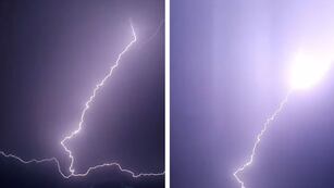 El temporal en Mendiolaza que dejó asombrados a los vecinos.