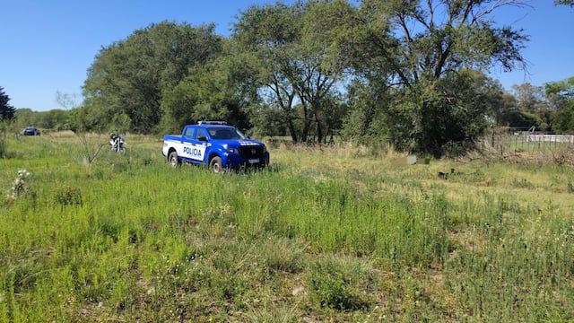 Villa María. El predio donde fue hallado el cuerpo de la mujer, cerca de la Universidad Nacional de Villa María (Gentileza Policía de Córdoba)