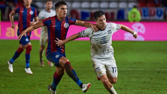 Rodrigo Garro se mostró en buen nivel en su debut en Talleres, ante San Lorenzo (Prensa Talleres).