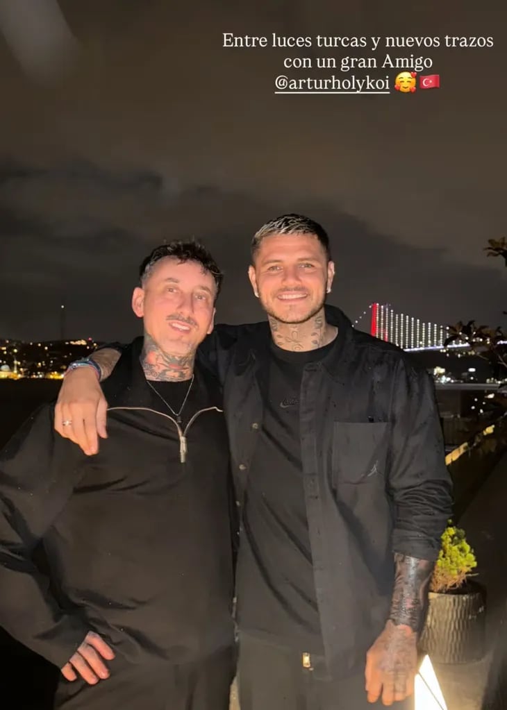 La prueba de que Icardi se tapó el tatuaje de Wanda