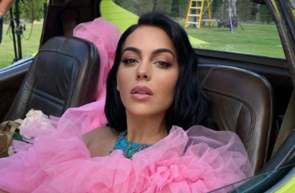 Georgina Rodríguez, la pareja de Cristiano Ronaldo, brilló en Las Vegas con un vestido de lujo