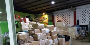 Secuestraron más de 50 kilogramos de marihuana en un depósito de una empresa de transporte.