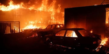 Las llamas ya han abarcado más de 40 mil hectáreas en Chile. -Gentileza Radio Universidad de Chile