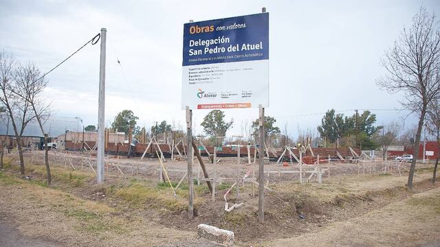 Construcción de la nueva Delegación Municipal en el distrito de San Pedro del Atuel.
