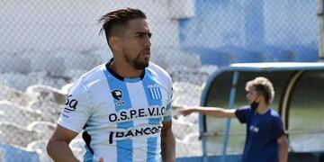 El Ema Giménez, un puntal del Racing cordobés que va por todo.