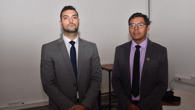 Franco Congiu y José Vides Nina explicaron a los periodistas las razones de las medidas implementadas en los últimos días.