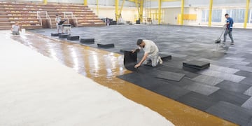 Avanza la obra del nuevo gimnasio polideportivo de Ushuaia