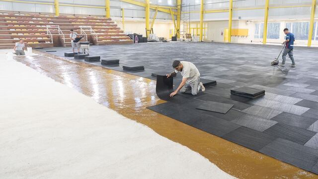 Avanza la obra del nuevo gimnasio polideportivo de Ushuaia