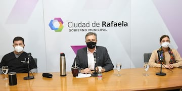 Conferencia de prensa sobre situación epidemiológica en Rafaela al 18/05/2021