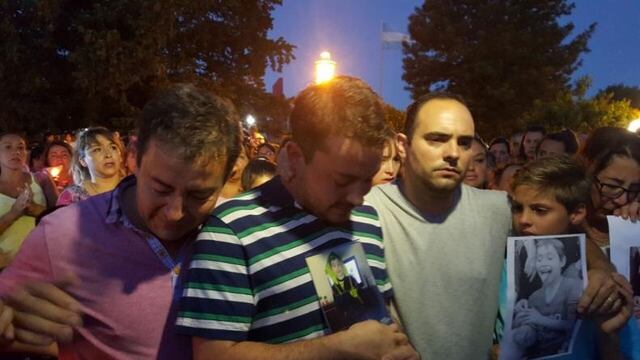Familiares de Mateo Aguirre, en una de las marchas de los últimos años en reclamo de justicia. (El Doce)