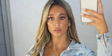 La modelo causó sensación en redes.