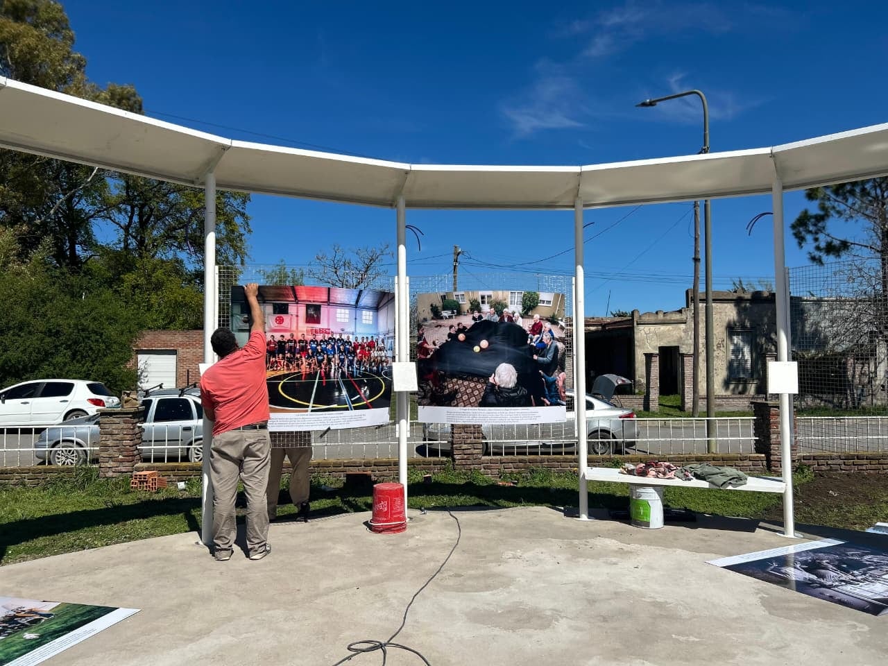 Gonzales Chaves: La pérgola del Museo Histórico ingresa en su tramo final