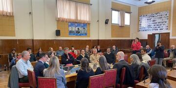 Asistieron miembros del Concejo Deliberante, legisladores nacionales y provinciales con asiento en General Pueyrredón, entre otros profesionales de la ciudad.