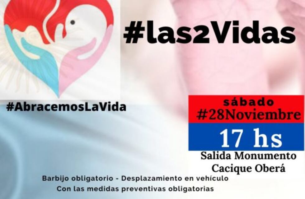 El municipio de Oberá se suma a la “Caravana por las dos Vidas”
