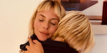 La cordobesa Jimena Buttigliengo abrazó nuevamente a sus hijos.