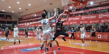 Duelo de cordobeses en las semifinales de la Conferencia Norte y duelo en la pintura entre San Isidro y Barrio Parque. (Prensa San Isidro)