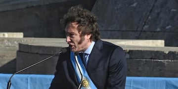 Javier Milei, en Rosario