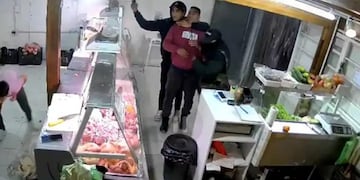 Violento robo en una carnicería de Córdoba.