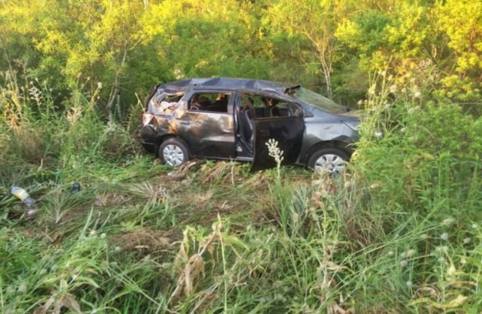 Ruta 14: despiste y vuelco