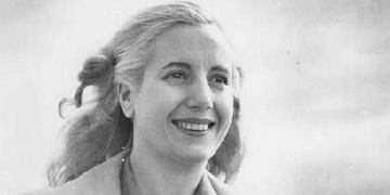 Eva Perón. Este año se cumplieron 100 años de su nacimiento. (Télam / Archivo)
