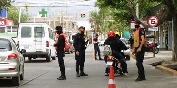 La policía realizó numerosos operativos de control este fin de semana largo. Gentileza Policía de Mendoza