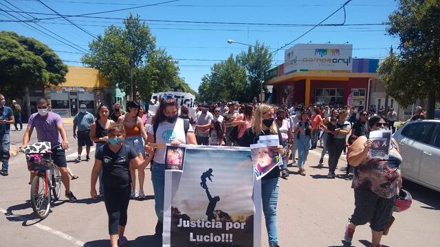 Vecinos y familiares de Lucio pidieron justicia por su asesinato