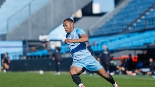 El peruano Bryan Reyna será titular en Belgrano en el duelo por Copa Argentina.