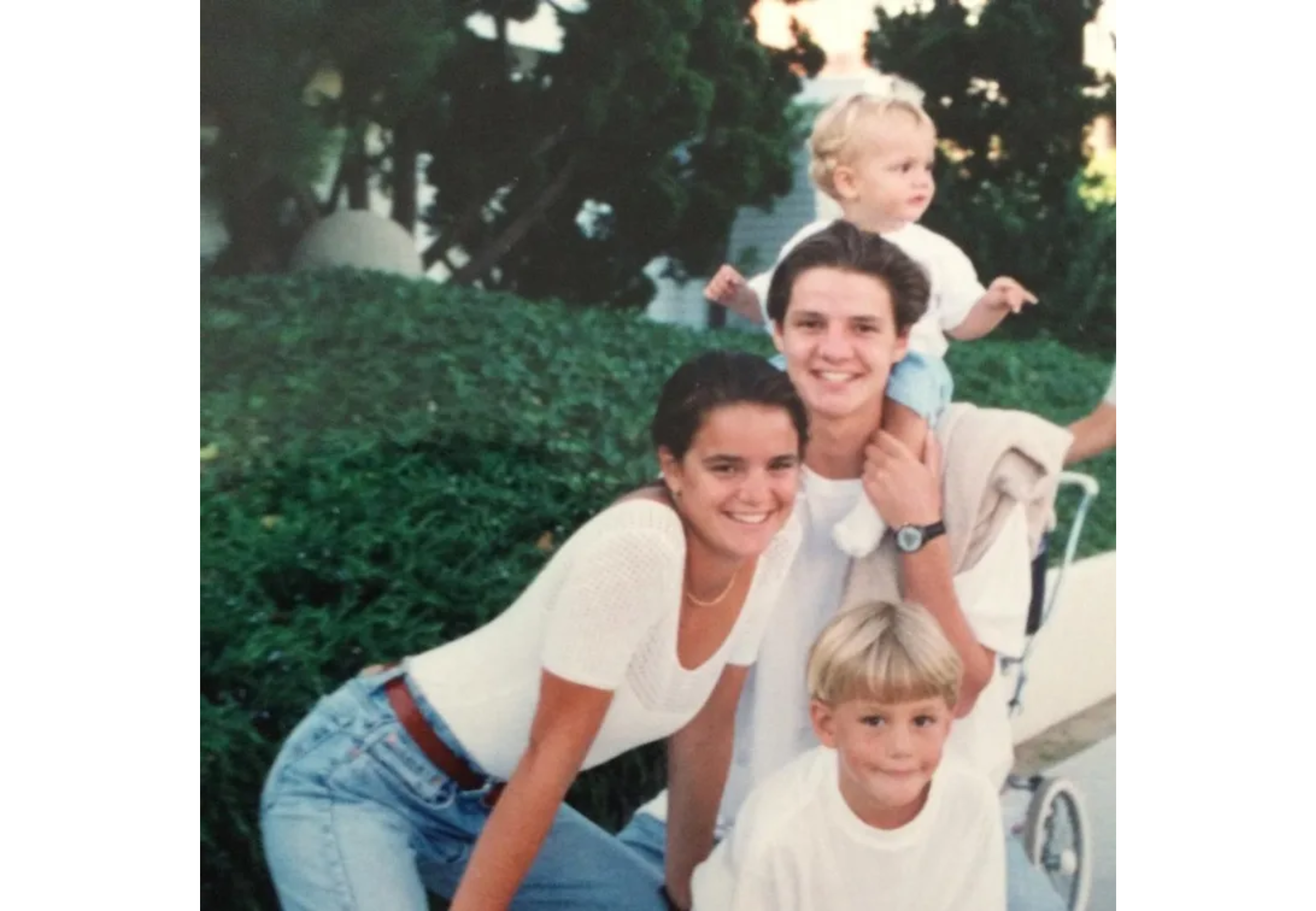 Pedro y su familia.