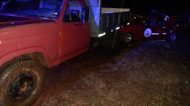 Siniestro vial en 25 de Mayo tuvo como protagonista a una camioneta de Bomberos Voluntarios