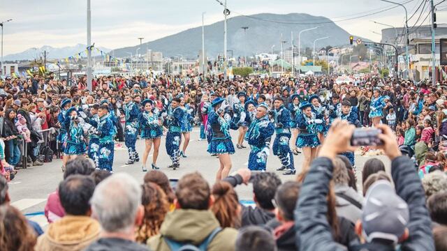 Ushuaia recibió una gran cantidad de turistas durante el fin de semana de Carnavales